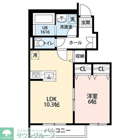 コントレイルIの物件間取画像